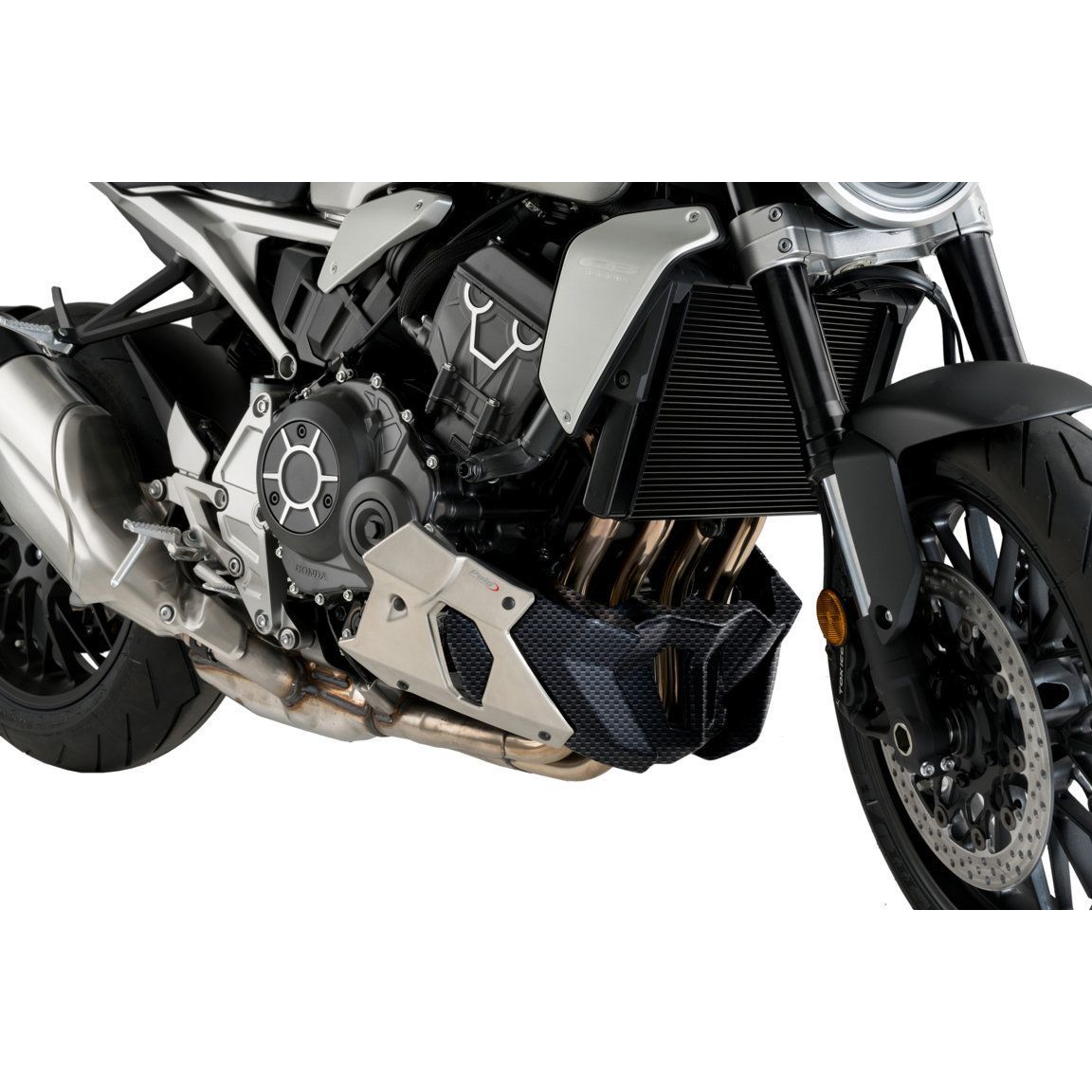Spoiler moteur Puig look carbone Honda CB1000R '21-