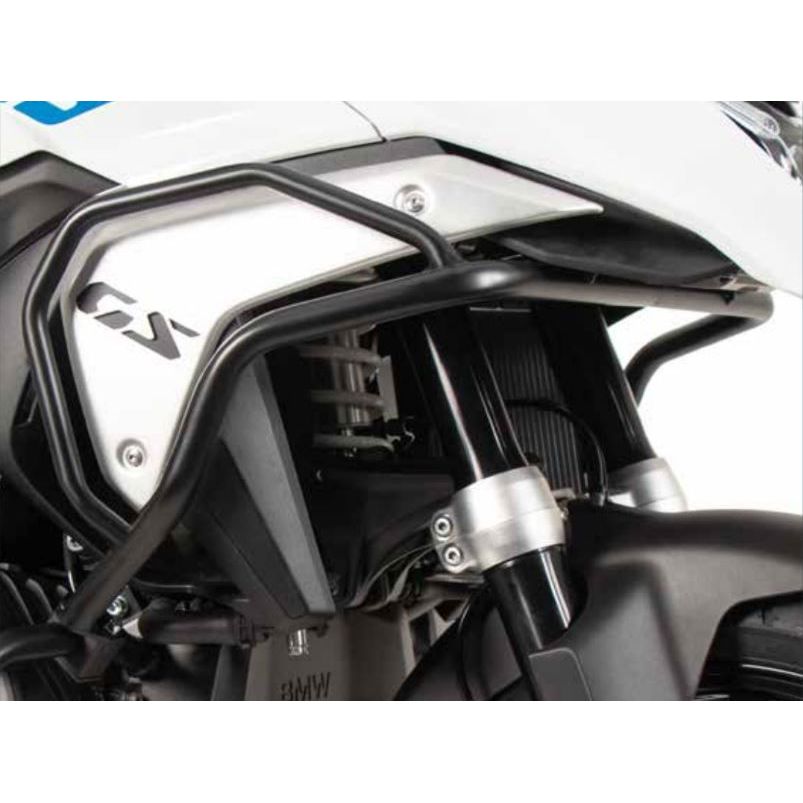 Crash bar au-dessus de Hepco&Becker noir