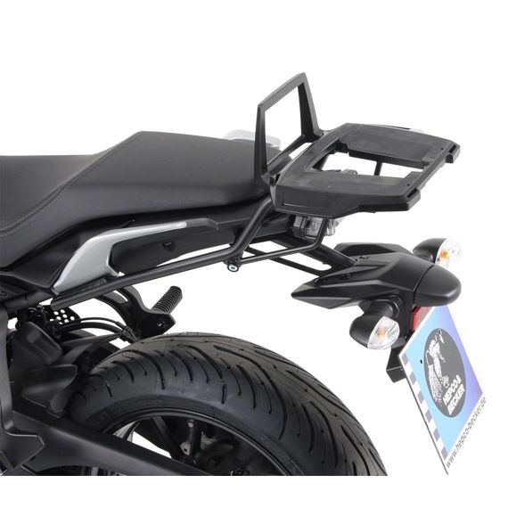 Porte-bagages supérieur noir Alurack Hepco&Becker Yamaha Tracer 7 '21-