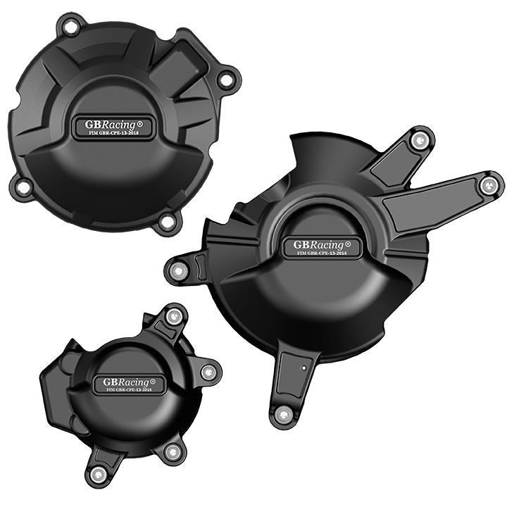 Jeu de cache moteur GB-Racing Honda CB650R / CBR650R '21- (alternateur, pompe à eau et cache impulsion)