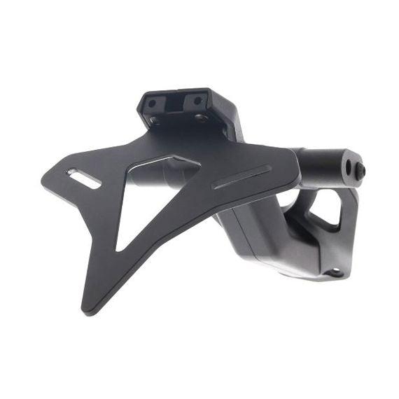 Support de plaque d'immatriculation noir Evotech Performance Triumph Speed Triple 1200 RR '22-