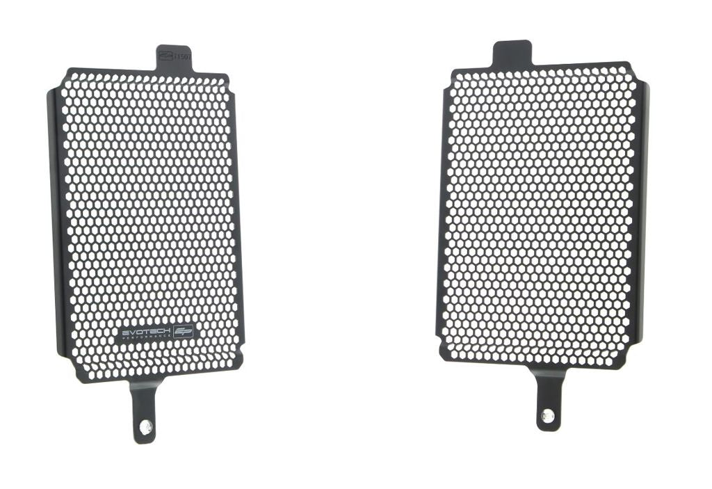 Jeu de caches de radiateur noirs Evotech Performance pour BMW R1250GS LC '18-