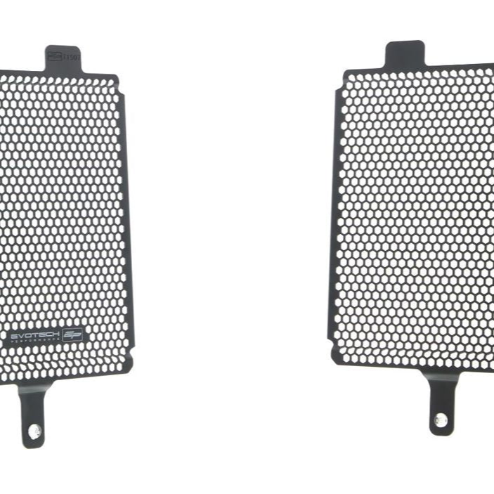 Jeu de caches de radiateur noirs Evotech Performance pour BMW R1250GS LC '18-