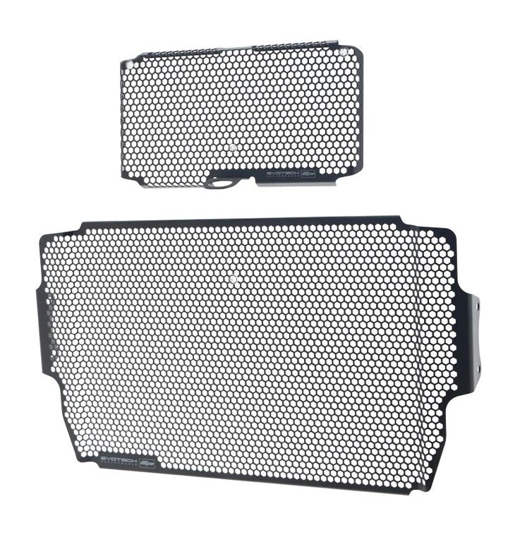 Ensemble de caches de radiateur/refroidisseur d'huile noir Evotech Performance Ducati Multistrada V2 '22-