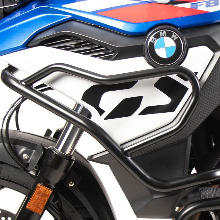 Crash bar noir au-dessus de la BMW F750GS '18-23 Hepco&Becker