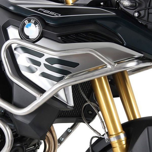 Crash bar en acier inoxydable au-dessus de Hepco&Becker BMW F850GS '18-'23