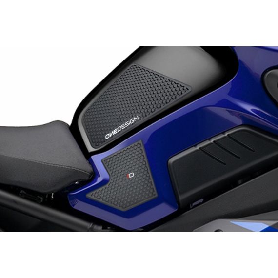 Autocollants de protection de réservoir/poignées noirs Puig Yamaha MT-10/SP '16-
