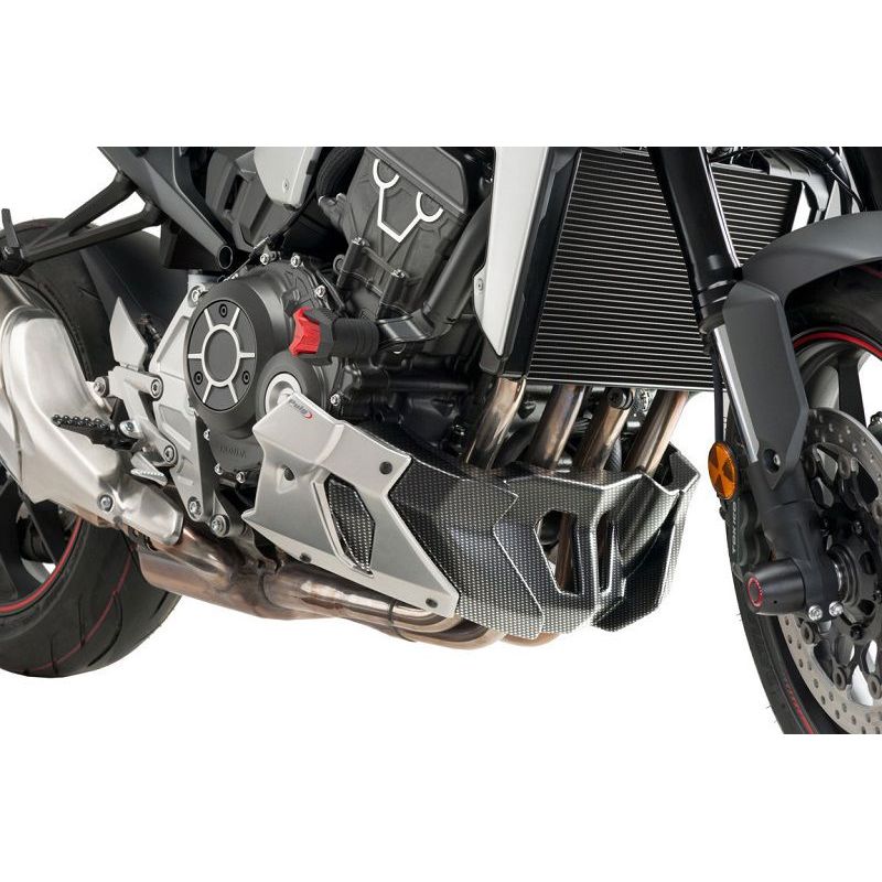 Spoiler moteur S-line Puig Look carbone Honda Neo Sports Café '18-