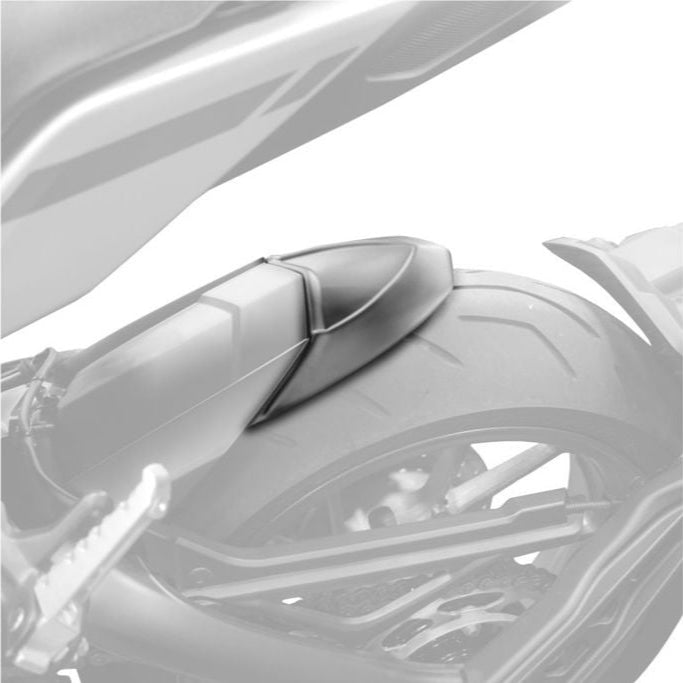 Extension de garde-boue arrière noir mat pour le garde-boue d'origine Yamaha MT-09 / XSR900