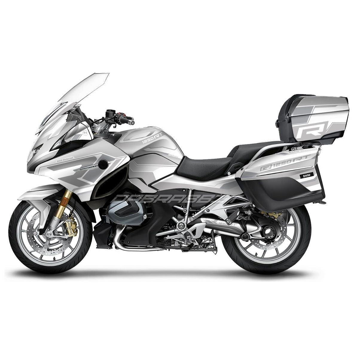 Pack d'autocollants BMW R 1200/1250 RT blanc