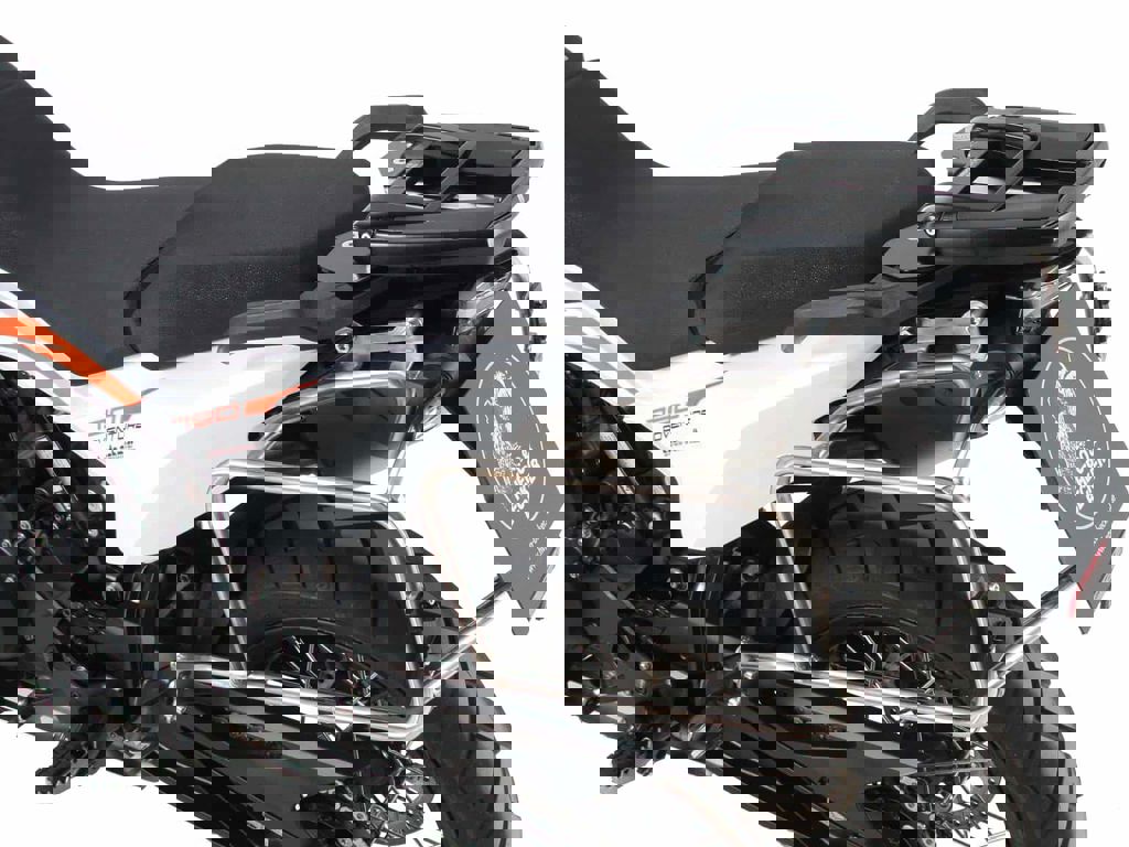 Porte-bagages en acier inoxydable Hepco&Becker pour valises latérales 'Cutout' Xplorer KTM 890 Adventure '21-
