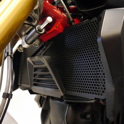 Cache radiateur noir Evotech Performance BMW R1200RS '15-18
