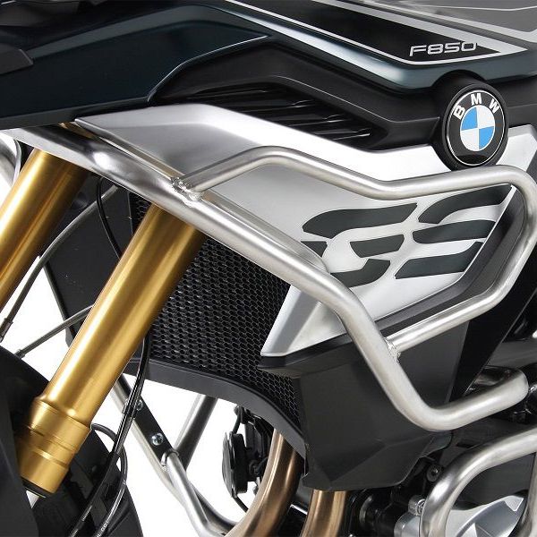 Crash bar en acier inoxydable au-dessus de Hepco&Becker BMW F850GS '18-'23