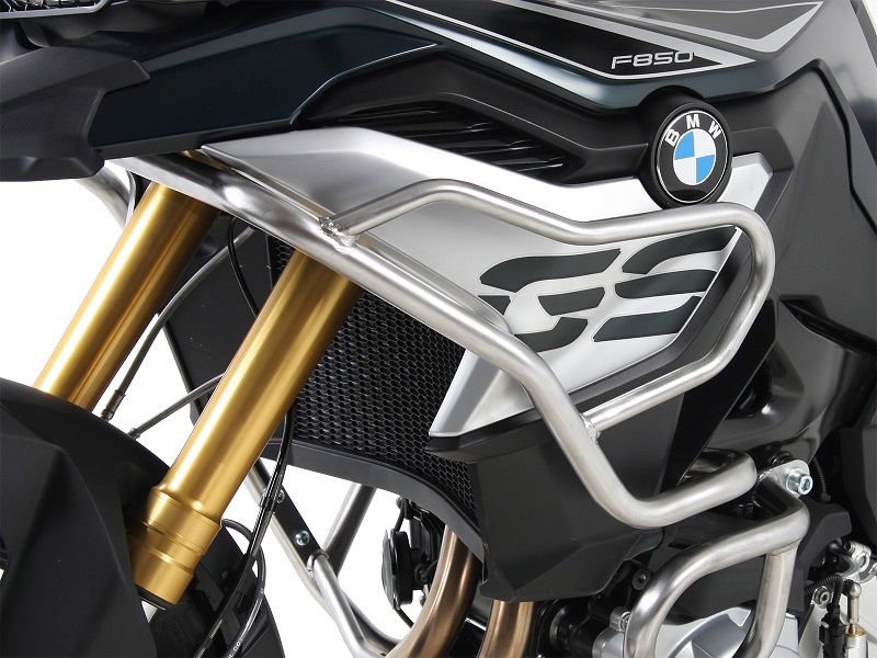 Crash bar en acier inoxydable au-dessus de Hepco&Becker BMW F750GS '18-23
