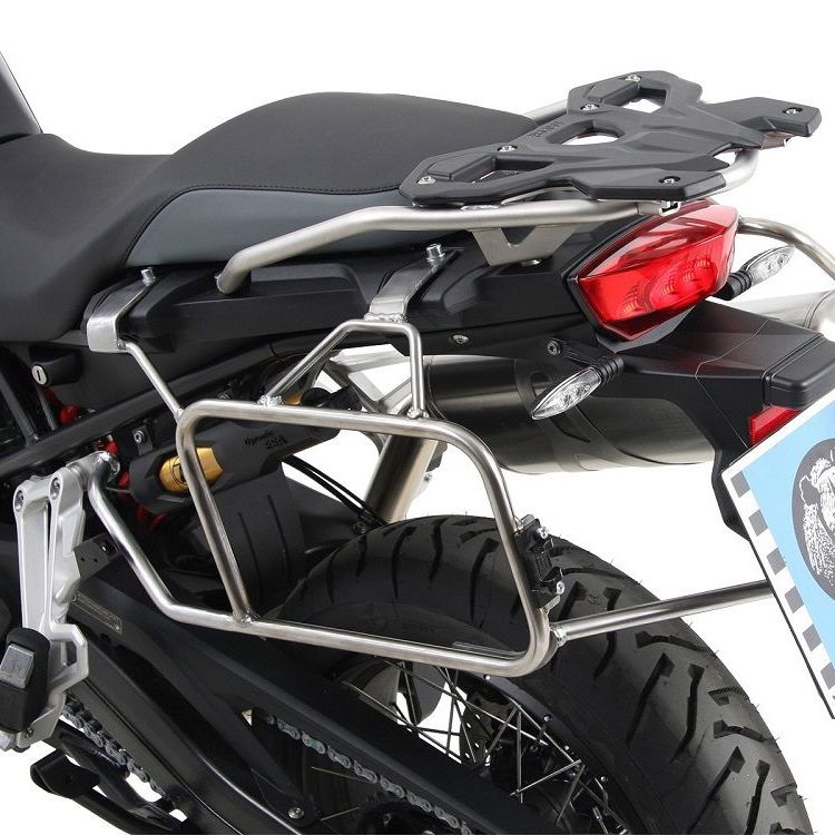 Support de valise en acier inoxydable pour valises latérales « Cutout » Xplorer Hepco&Becker BMW F850GS '18-23