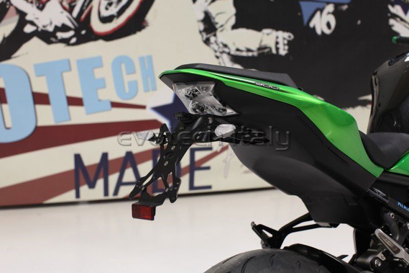 Support de plaque d'immatriculation Evotech Kawasaki Z900 / Z H2 / SE
