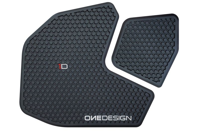 Autocollants de protection de réservoir/poignées noirs Puig Yamaha MT-09 '13-/SP '18-