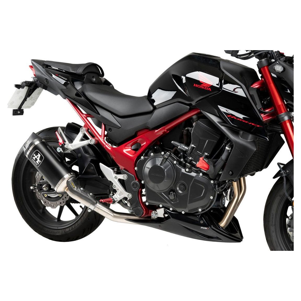 Spoiler moteur Puig noir Honda CB750 Hornet '23-
