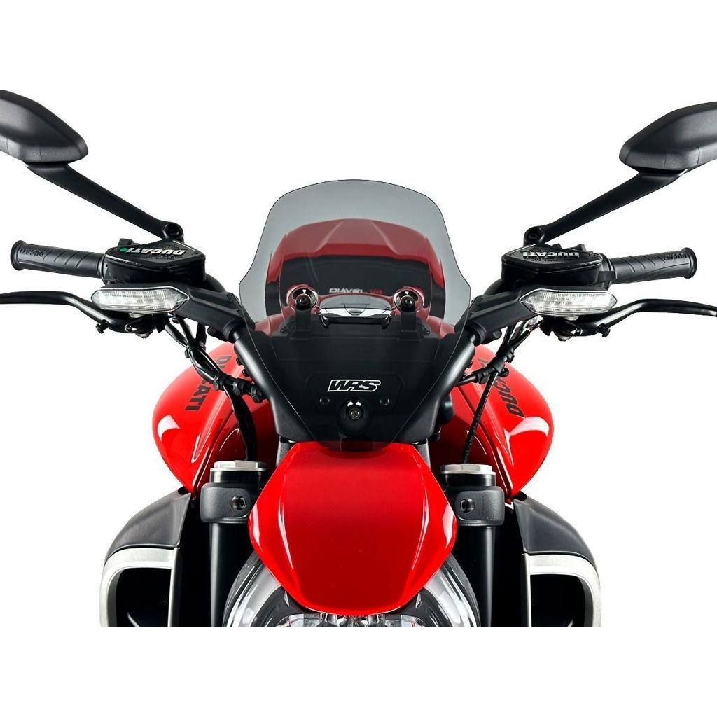 Pare-brise sport WRS teinté foncé Diavel V4