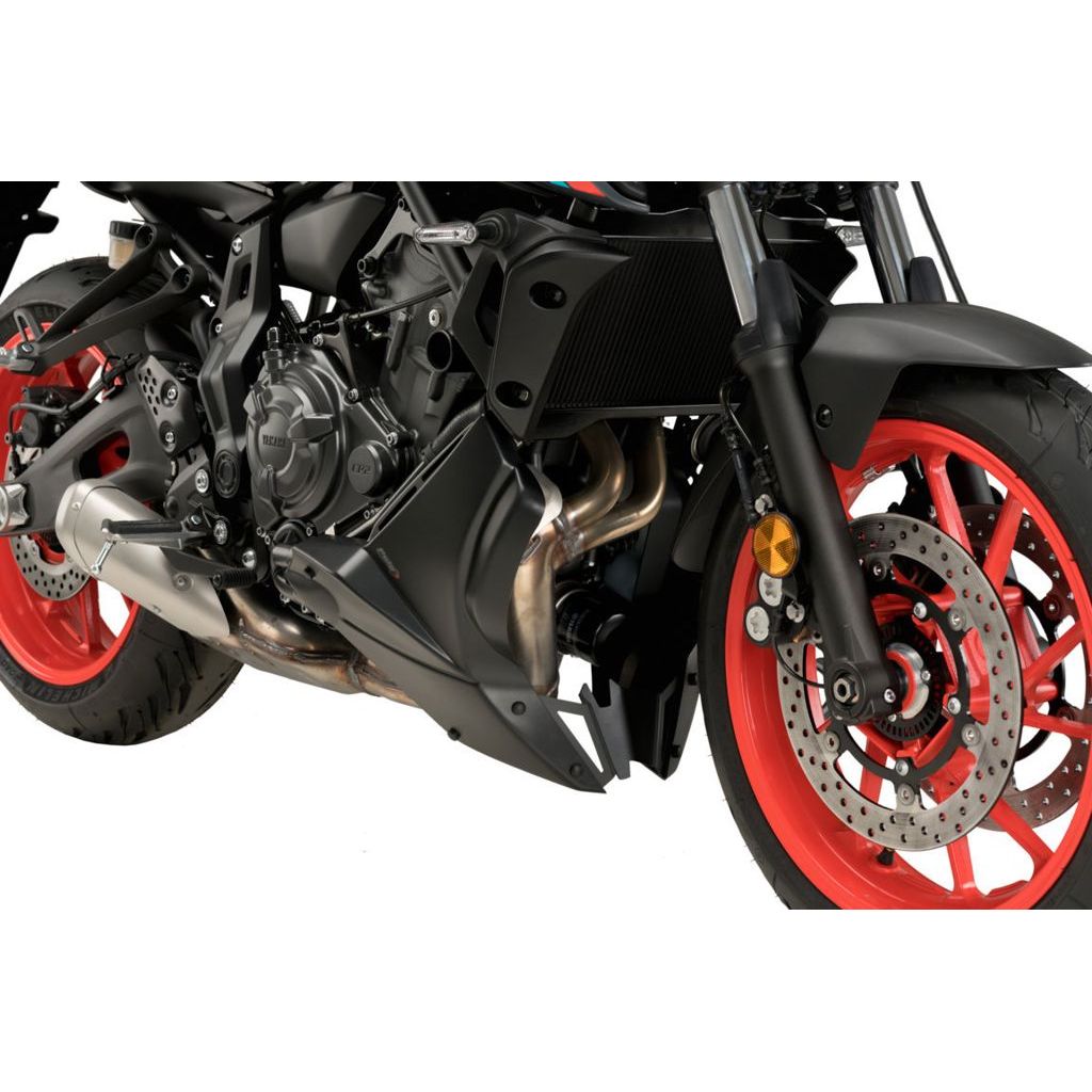 Spoiler moteur S-line Puig carbone MT 07