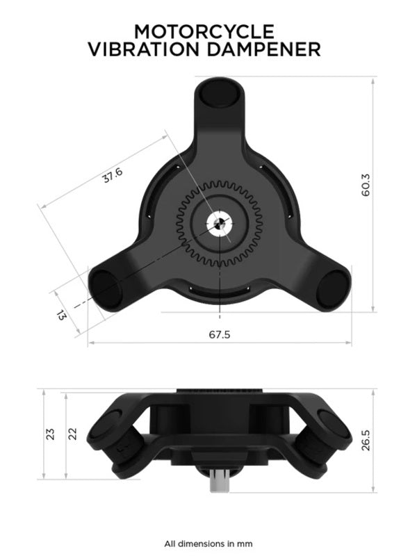 Amortisseur de vibrations QUAD LOCK
