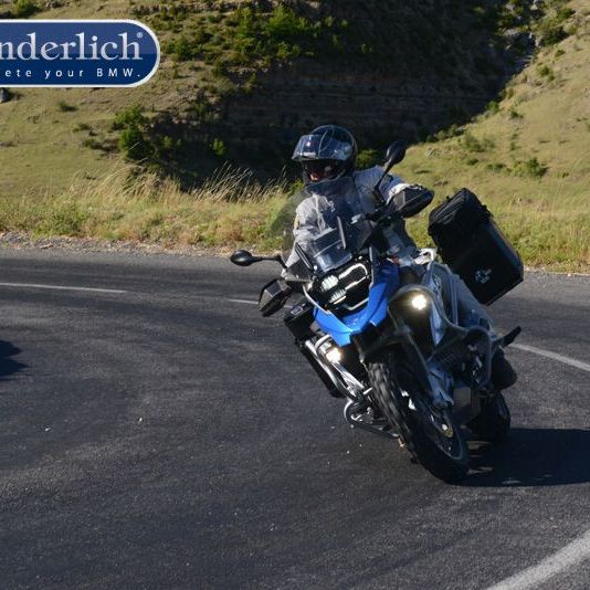 Kit de montage feux auxiliaires pour arceau de protection de réservoir Wunderlich BMW R1200GS LC - noir Wunderlich