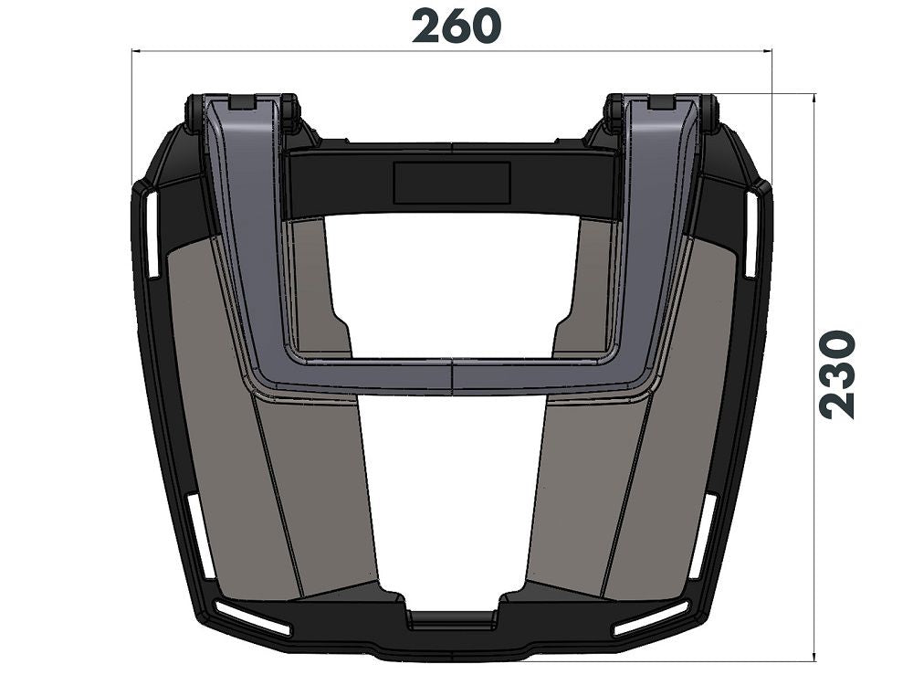 Porte-bagages supérieur Easyrack Hepco&Becker BMW R1250RT '19-