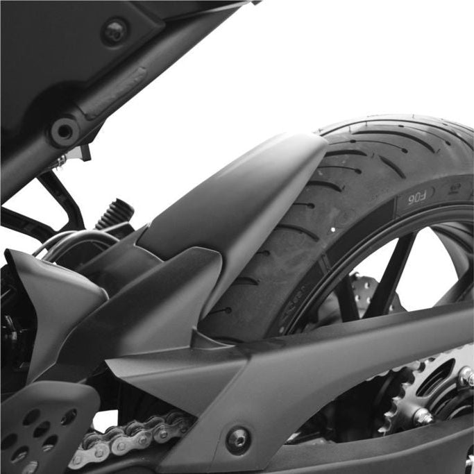 Extension de garde-boue arrière noir mat pour le garde-boue d'origine Yamaha MT-07 '13-'17 / XSR700 '16-'21