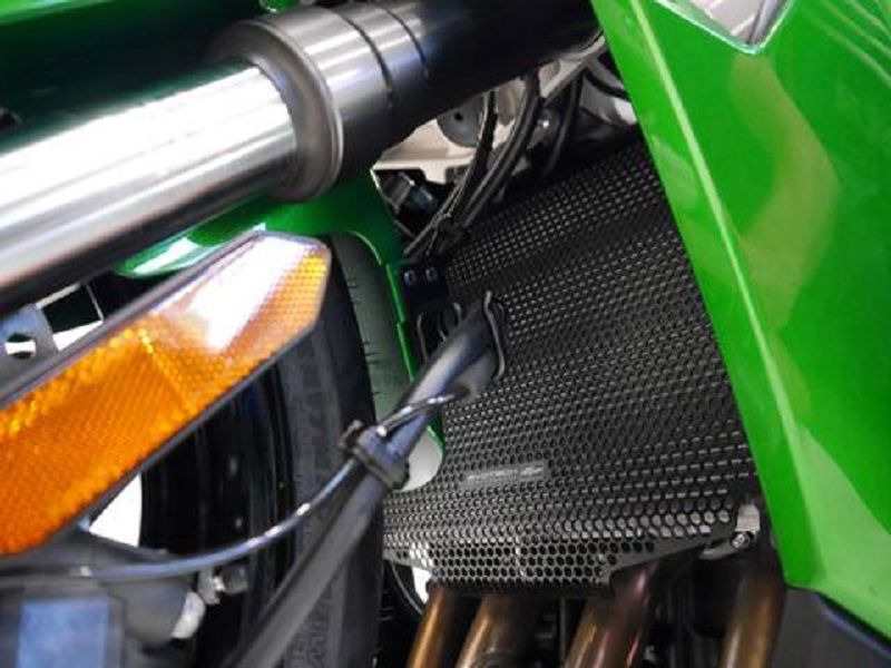 Cache radiateur noir Evotech Performance Kawasaki Ninja 1000SX '20-