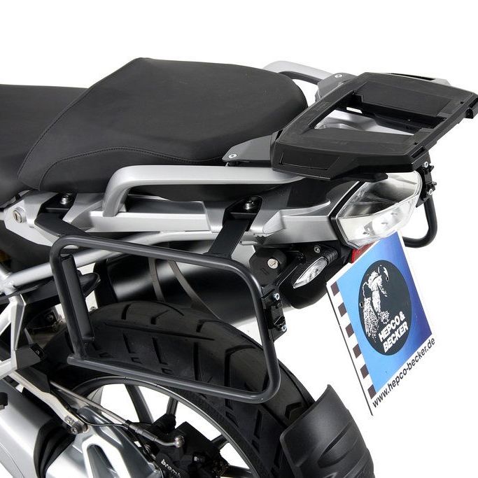 Porte-bagages supérieur argenté Alurack Hepco&Becker BMW R1200GS LC '13-'18