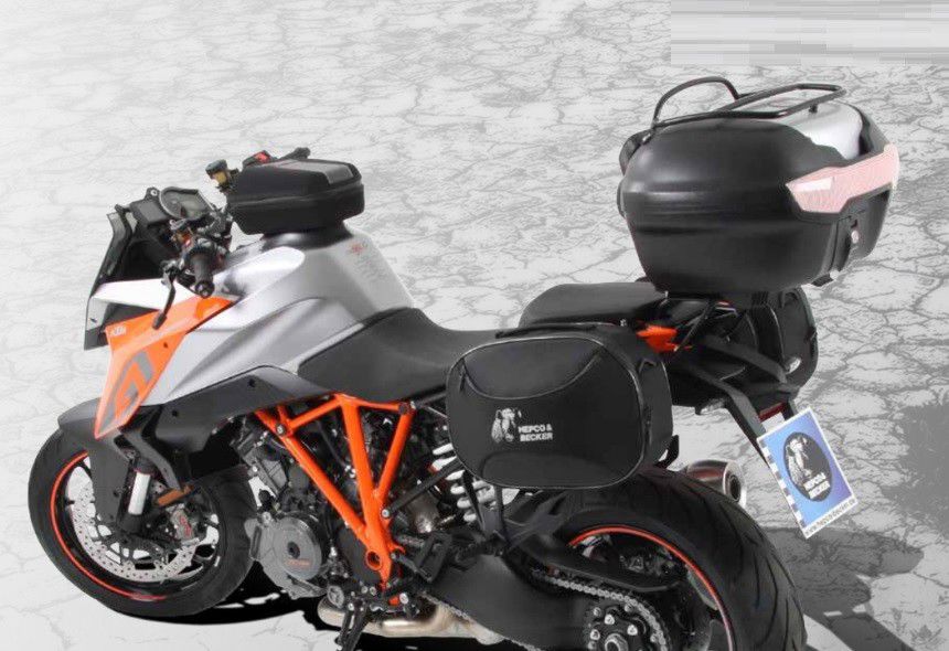 Porte-bagages supérieur noir Alurack Hepco&Becker KTM 1290 Super Duke GT '16-
