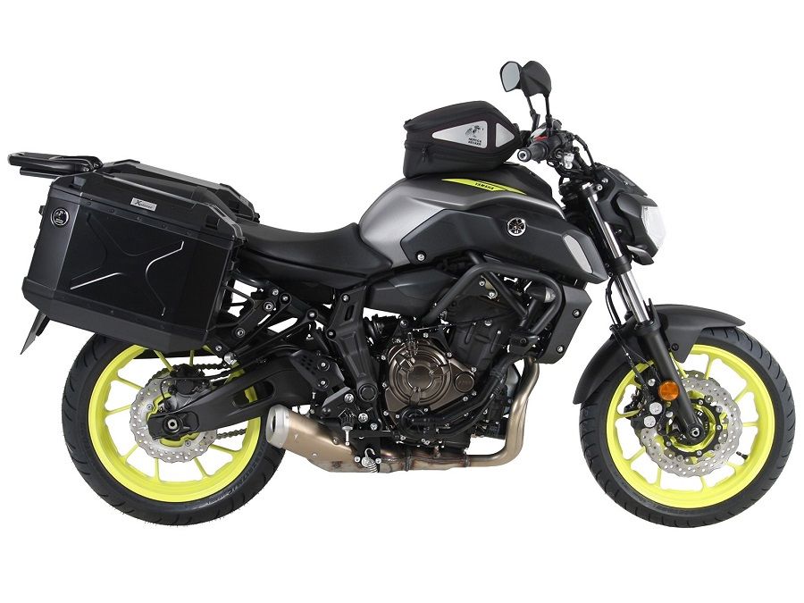 Porte-valises anthracite Lock-it Hepco&Becker Yamaha MT-07 '21-