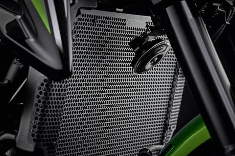 Cache radiateur noir Evotech Performance Kawasaki Z900 '17-