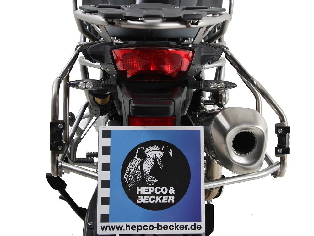 Porte-valises découpé en acier inoxydable Hepco&Becker BMW F750GS '18-23