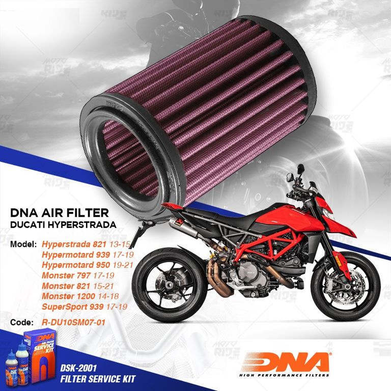 Filtre haute performance DNA Ducati Monster / Hypermotard / Hyperstrada / Supersport
