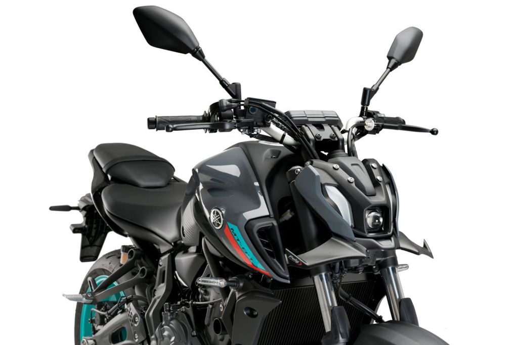 Becquet avant Puig Naked pour Yamaha MT-07 '21 - look carbone