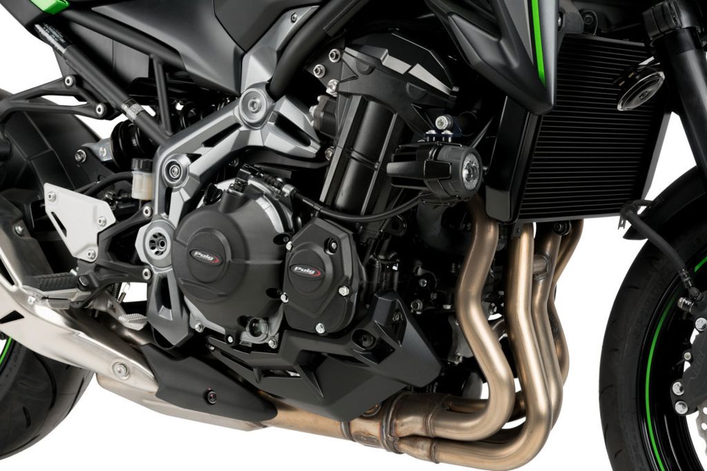 Ensemble de caches moteur 3 pièces Puig Kawasaki Z900 '17- / Z900SE '22-