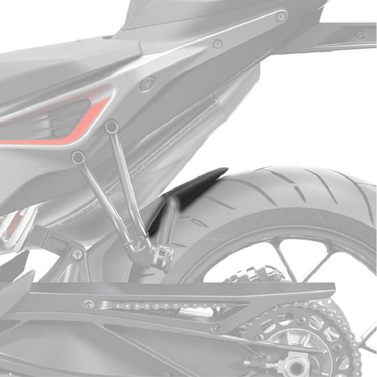 Extension de garde-boue arrière noir mat pour garde-boue d'origine KTM 790 / 890 Duke