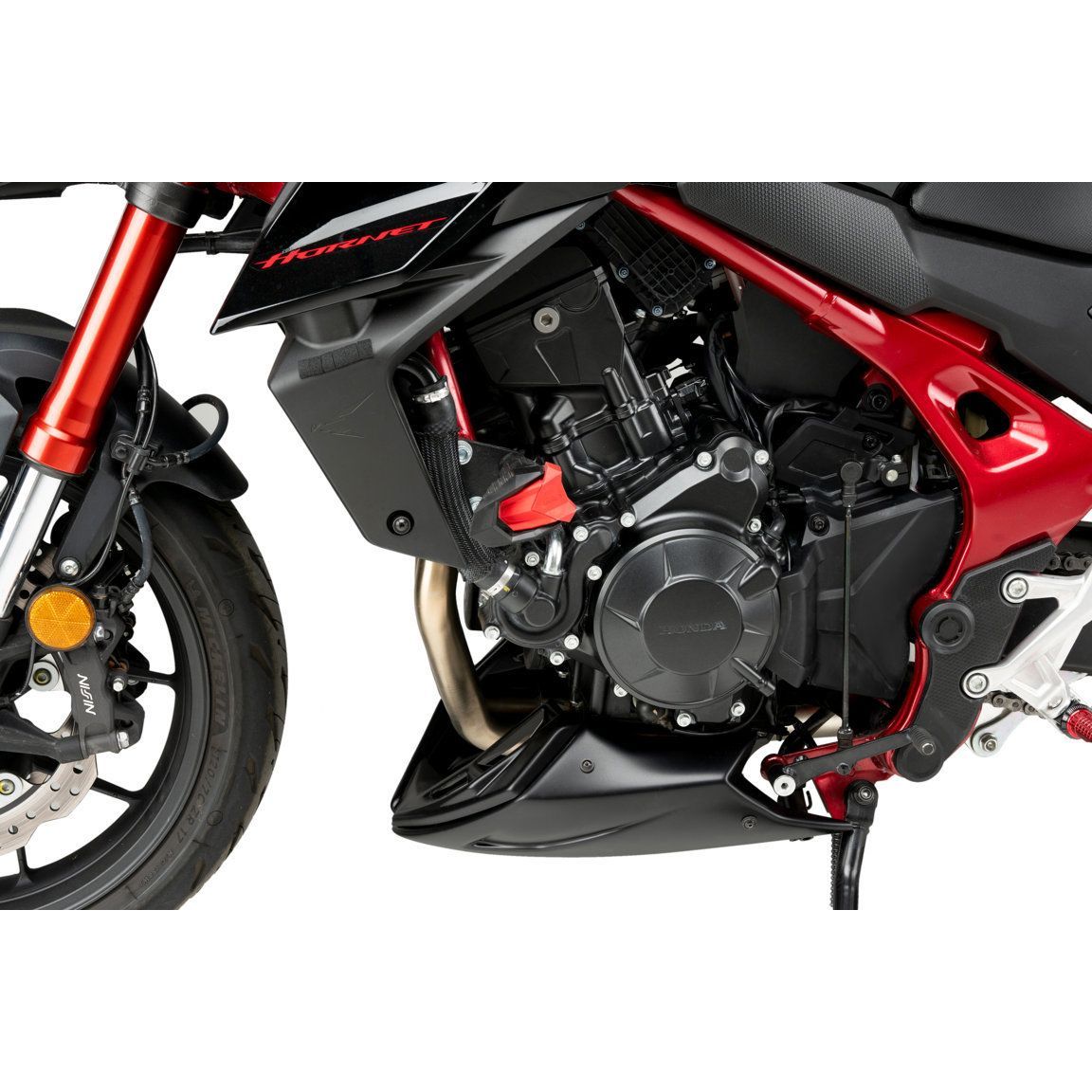 Spoiler moteur Puig noir mat Honda CB750 Hornet '23-