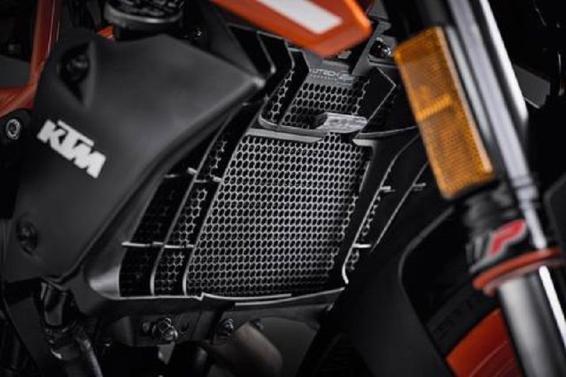 Cache radiateur noir Evotech Performance KTM 125 Duke '17-