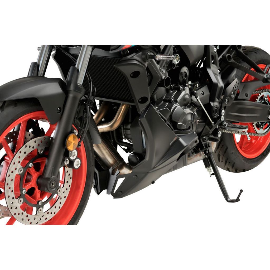 Spoiler moteur S-line Puig carbone MT 07