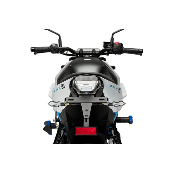 Support de plaque d'immatriculation noir Puig Suzuki GSX-8S '23-