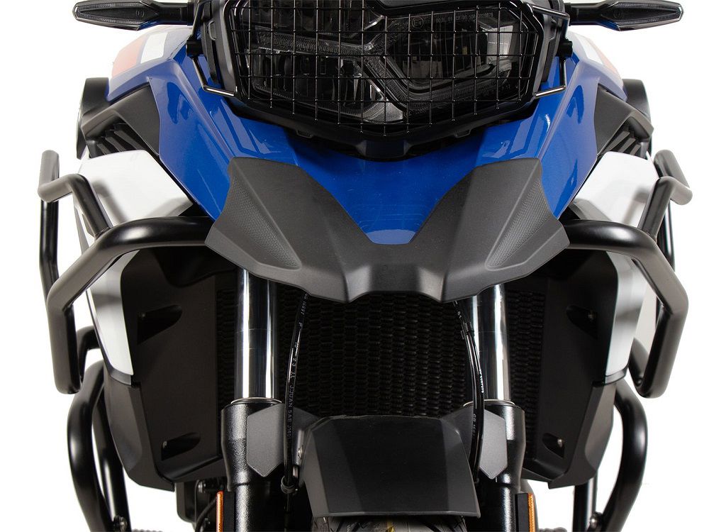 Crash bar noir au-dessus de la BMW F750GS '18-23 Hepco&Becker