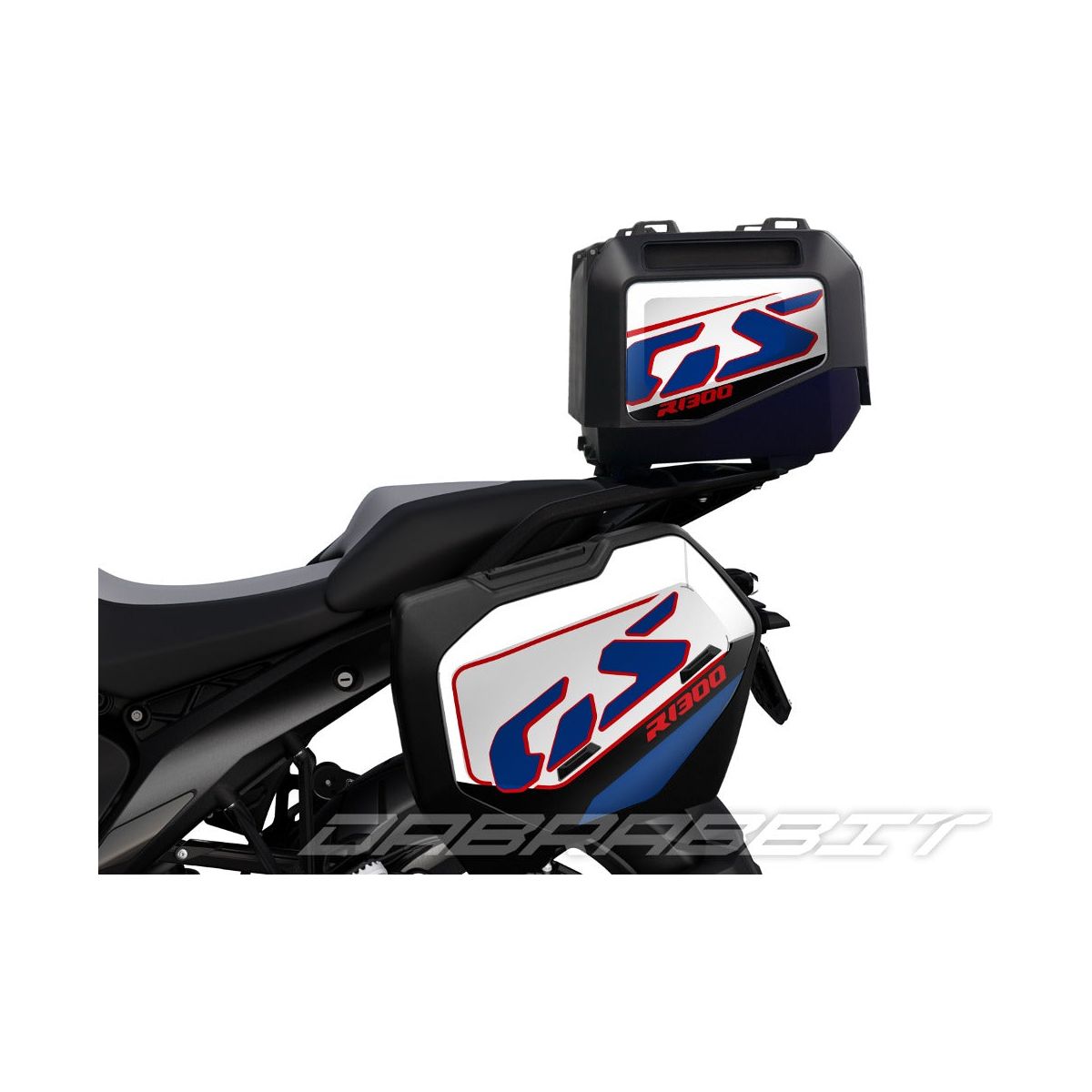 Jeu d'autocollants pour valise BMW R 1300 GS VARIO bleu