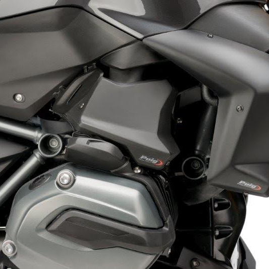 Caches d'injecteurs Puig (set) noirs BMW R1200GS '13- / R1250GS '18-