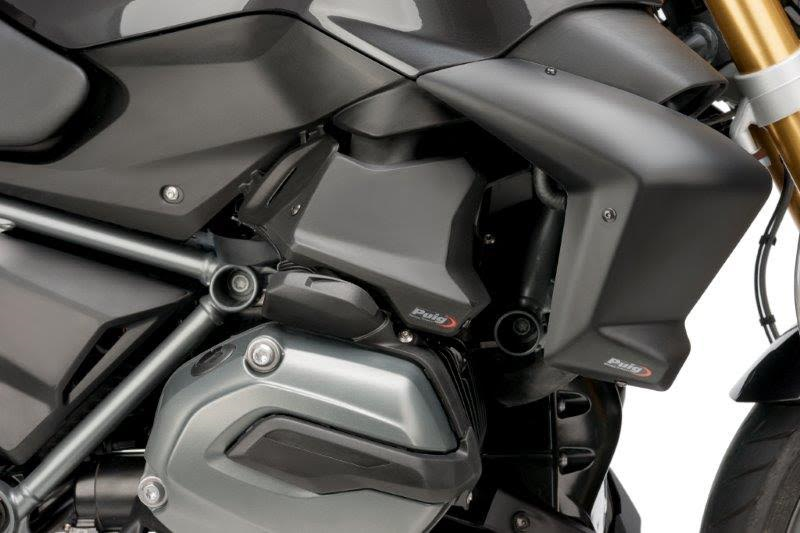 Caches d'injecteurs Puig (set) noirs BMW R1200GS '13- / R1250GS '18-