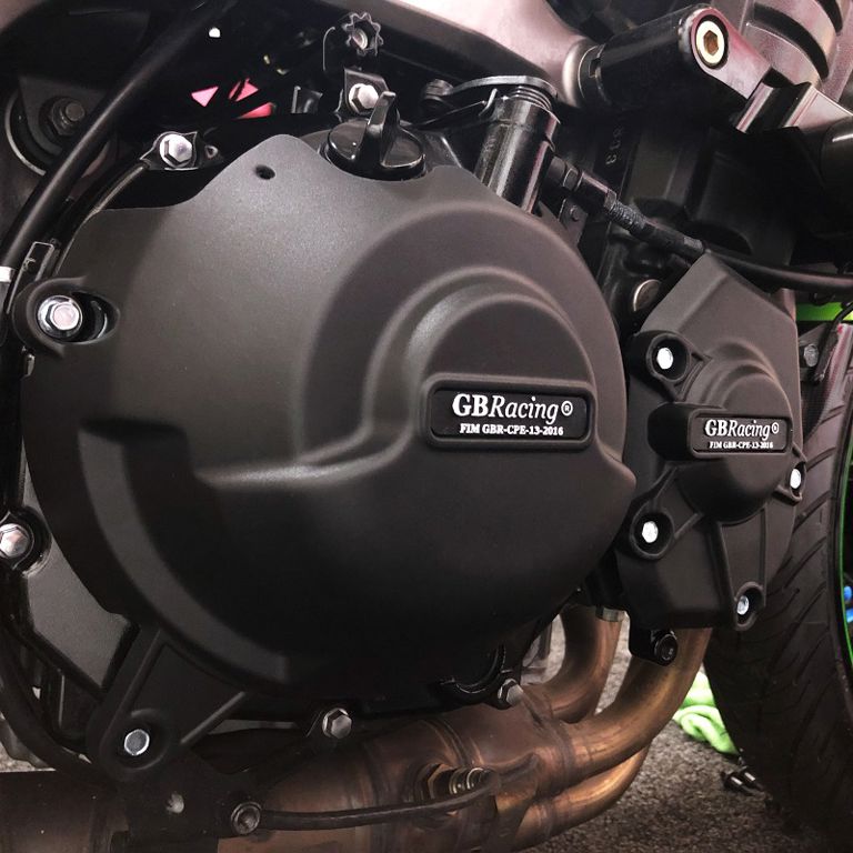 Ensemble de caches moteur GB-Racing Kawasaki Z1000SX '11- (embrayage, pulseur et alternateur)