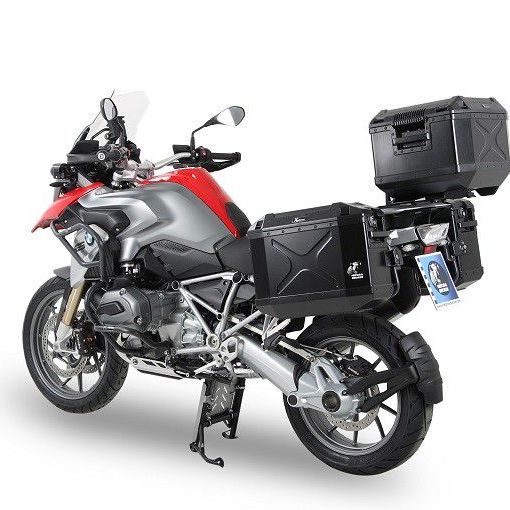 Porte-bagages supérieur argenté Alurack Hepco&Becker BMW R1200GS LC '13-'18