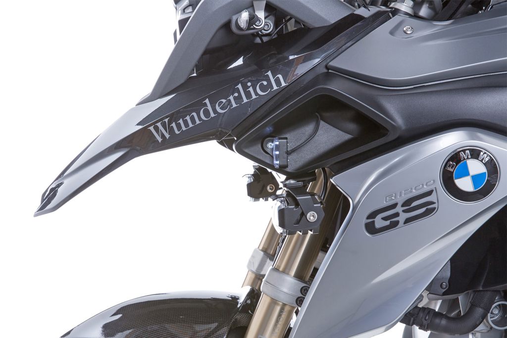 Phare auxiliaire LED MicroFlooter BMW R1250GS '18- noir Wunderlich