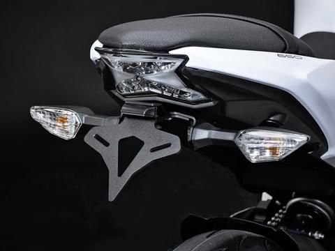 Support de plaque d'immatriculation Evotech Performance Kawasaki Z650 '17-
